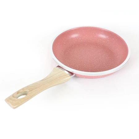 Cookville Amber Pink Roll Edge Frypan
